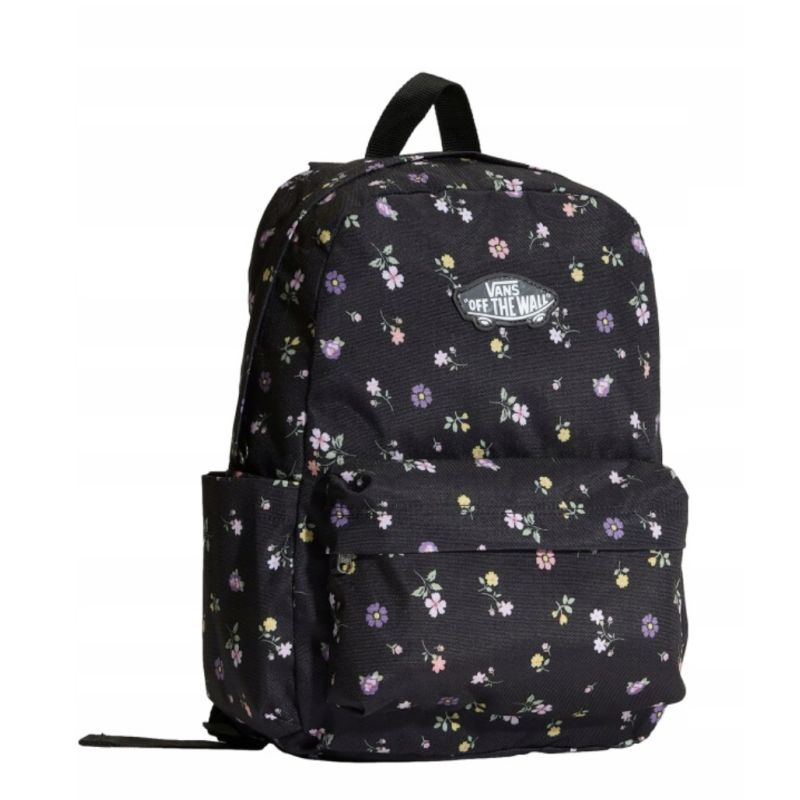 Vans Old Skool Classic Backpack 22L Black Floral - uniwersalny hátizsák VN000H56HTL