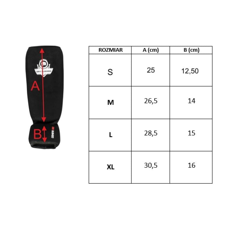 DBX Bushido Flexible Shin Guards - Shinrage Black fekete protectors and knee pads