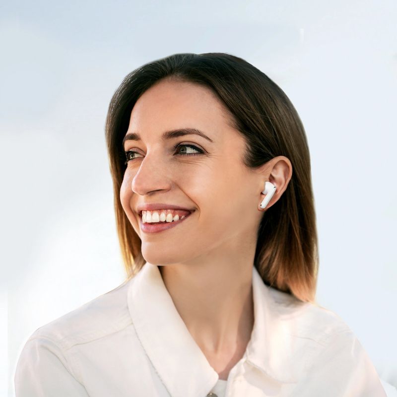 head Joyroom JR-FB1 Funpods Bluetooth 6.0 In-Ear TWS Wireless Headphones - White fehér headsets