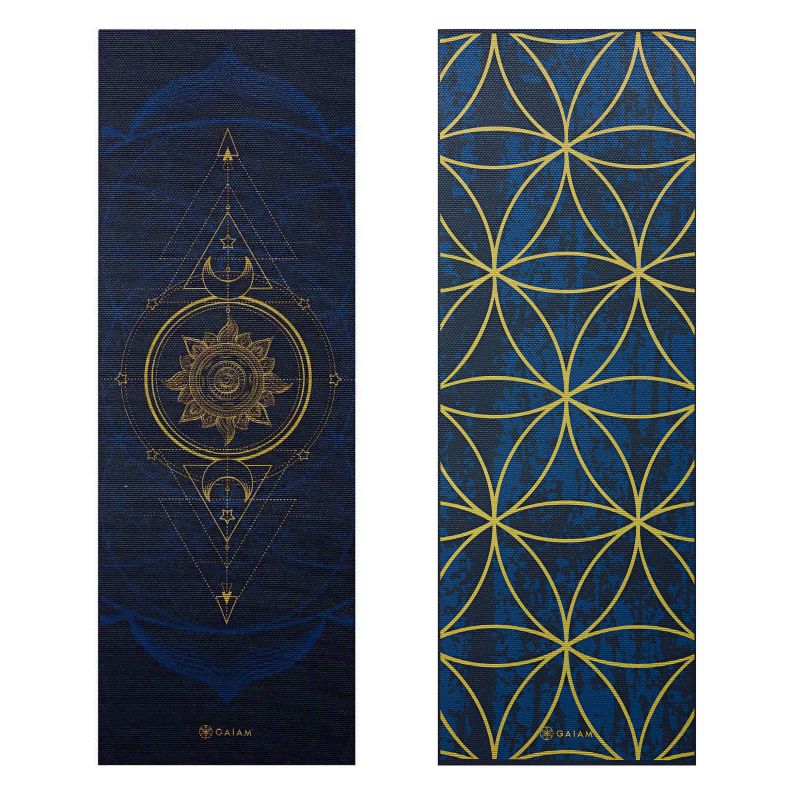 Gaiam Sun and Moon double-sided yoga mat 6mm 63419 Edzőfelszerelés