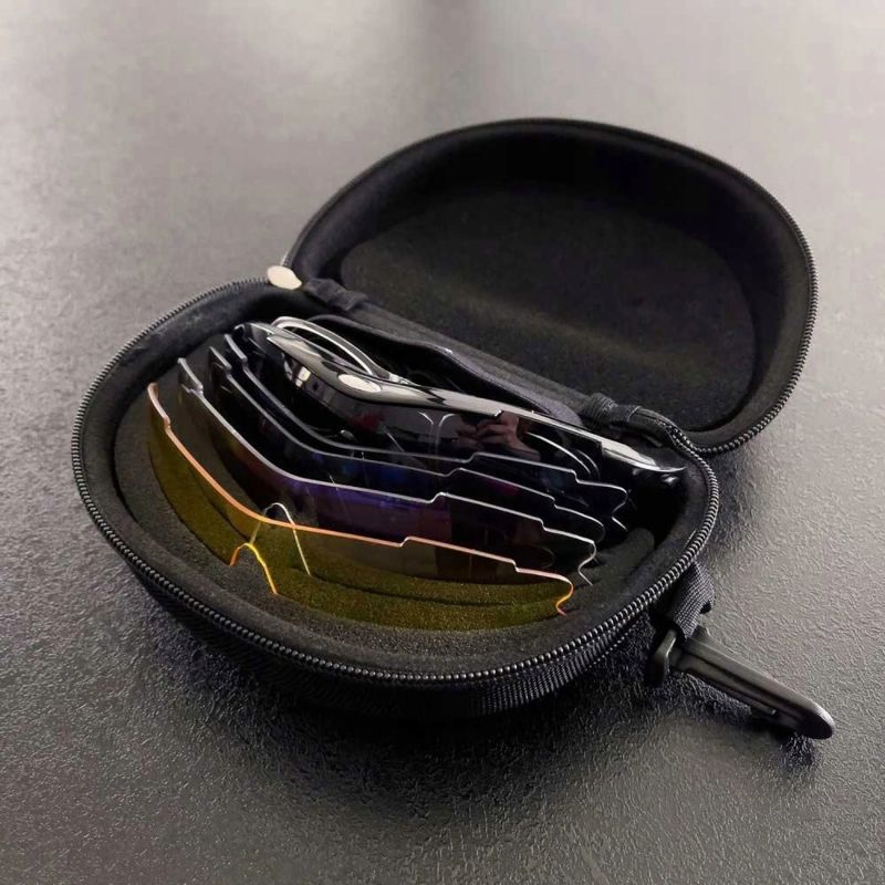 Rockbros 10003 Polarized Cycling Glasses - Black czarny glasses, training equipment