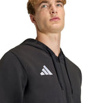 Men's adidas Entrada 26 FZ Hoody Black KF5945 fekete kapucnis pulóver