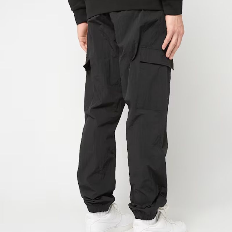 Lacoste Men's Woven Cargo Joggers Black - fekete nadrág
