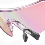 Rockbros Cycling Glasses Photochromic, with UV Protection and Corrective Insert, Clear - Purple różowy glasses, training equipment