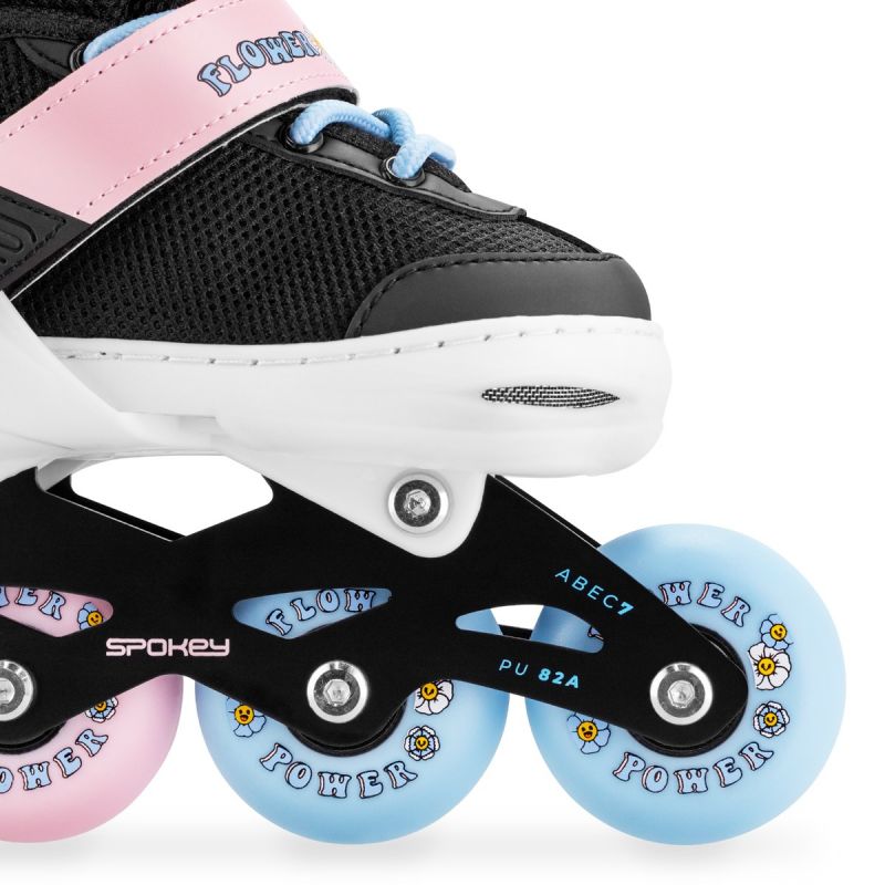 Spokey Joy Jr Roller Skates SPK-942278 size 27-30 GN/BL Szabadidő kiegészítő