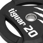 Tiguar PU Olympic plate 20 kg fekete kiegészítő TI-WTPU02000