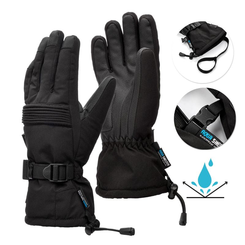 Meteor Alpora M winter gloves black uniw kesztyű
