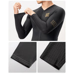 Rockbros Diamond Long Sleeve Cycling Jersey Size XS - Black czarny \ xs póló