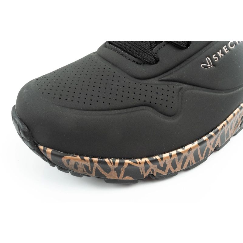 Skechers Uno-Loving Love women's sports sneakers fashionable black Cipő