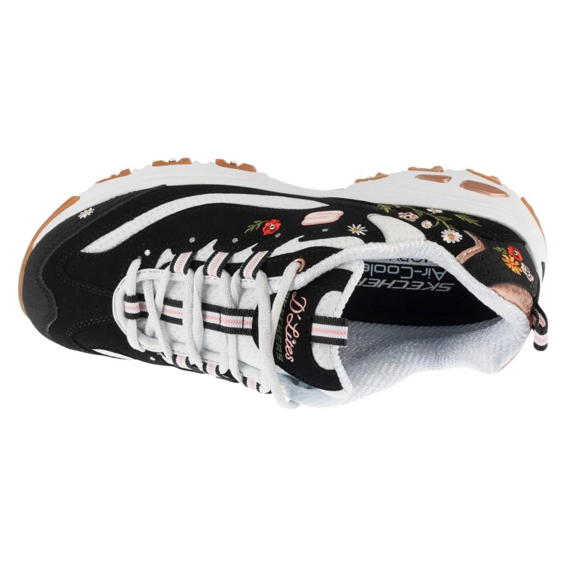 Skechers D' Lites Black fekete utcai cipő 150553-BKW