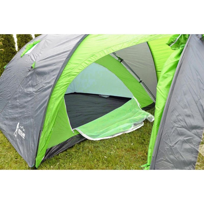 Enero 4-Person Cool Black-Green Camp Tent zöld tents, tourist equipment