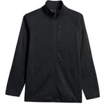 Men's fleece 4F M443 deep melange 4FWSS26TFLEM443 20M fekete kabát
