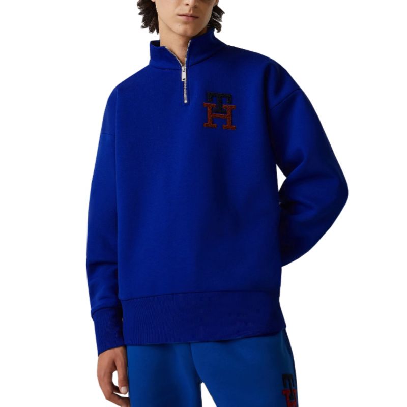 Tommy Hilfiger Thl Essentials Half Zip Top M MW0MW27383 sweatshirt Pulóver