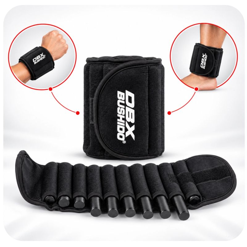 DBX Bushido Wrist and ankle weights - 2 x 2.5 kg | karszalag DBX-OB-25