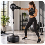DBX Bushido Standing boxing for adults, adjustable, reflex | fekete labda TLS-NK