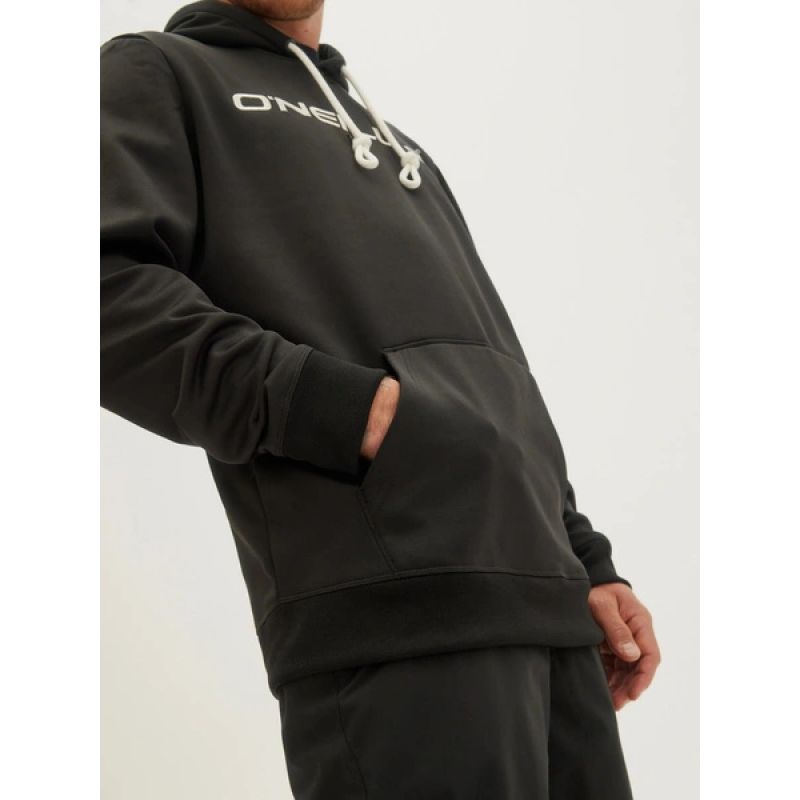 O'Neill men's hoodie kangaroo pocket Rutile black fashionable fekete pulóver