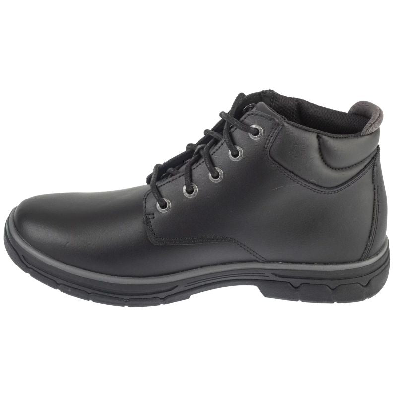 Skechers Segment 2.0 – Brogden Black, fekete utcai cipő 204394-BLK