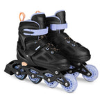 Spokey Quattro 4IN1 SPK-943430 inline skates size 34-37 BK/VT Szabadidő kiegészítő