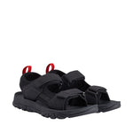 4F Boy's sandals M113 deep 20S fekete utcai cipő 4FJWSS26FSANM11320S