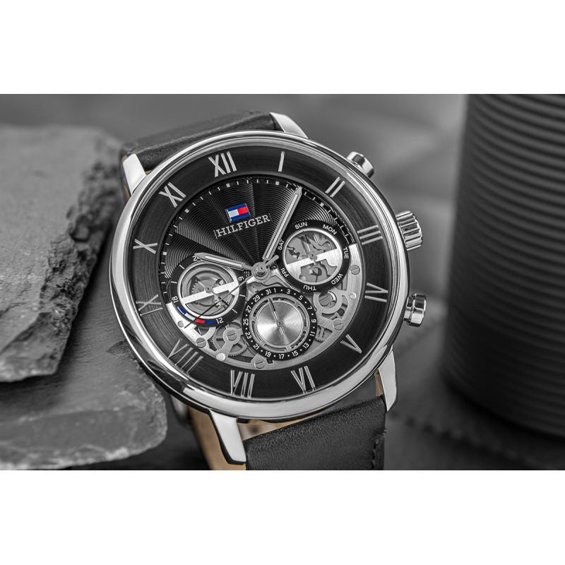 Tommy Hilfiger Legend Men's Watch 1710565 + BOX fekete pulóver