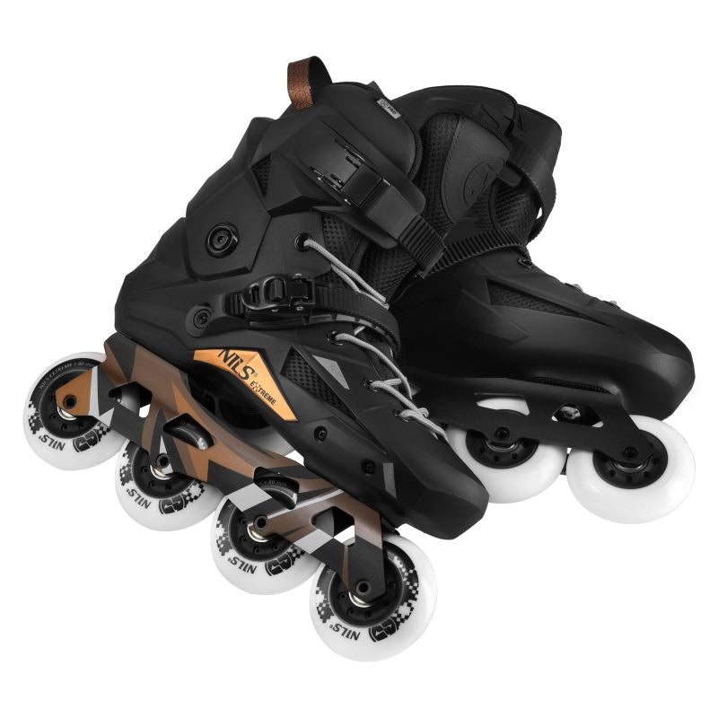 Na1601 Slalom Roller Skates Slayd Black Size 46 Nils Extreme fekete utcai cipő