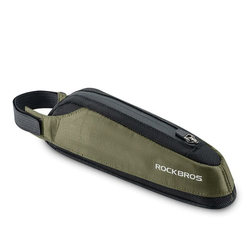 Rockbros front bike 0.65L black- zöld táska