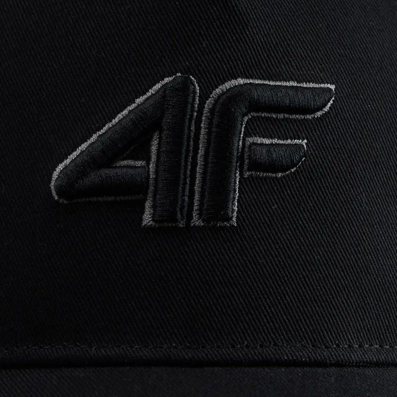 Children's baseball cap 4F U547 black 4FJWSS26ACABU547 21S fekete hats, caps