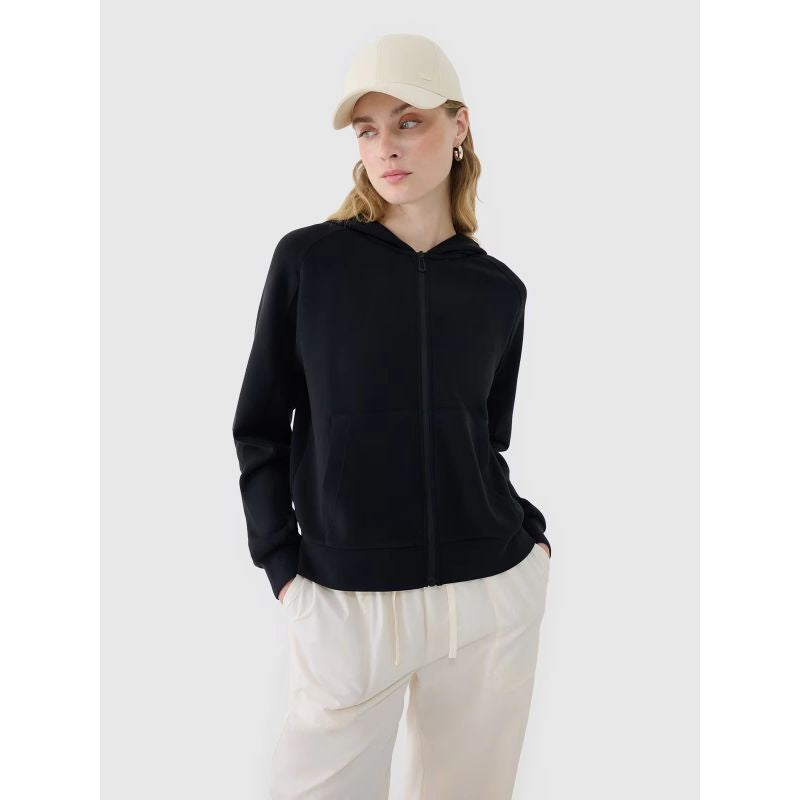 4f Women's sweatshirt with zipper and modal 4FWSS25TSWSF1577-20S General