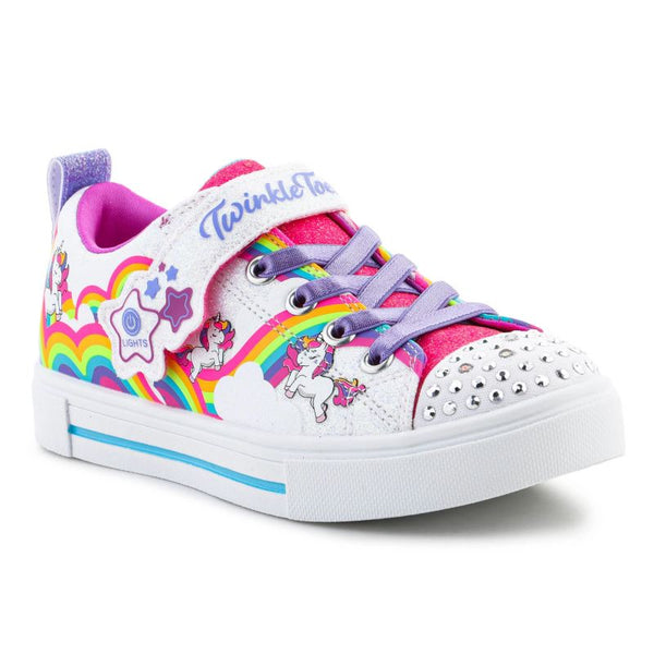 Skechers Twinkle Toes S Lights Twinkle Sparks Jumpin Clouds Jr 314809L-WMLT Cipő