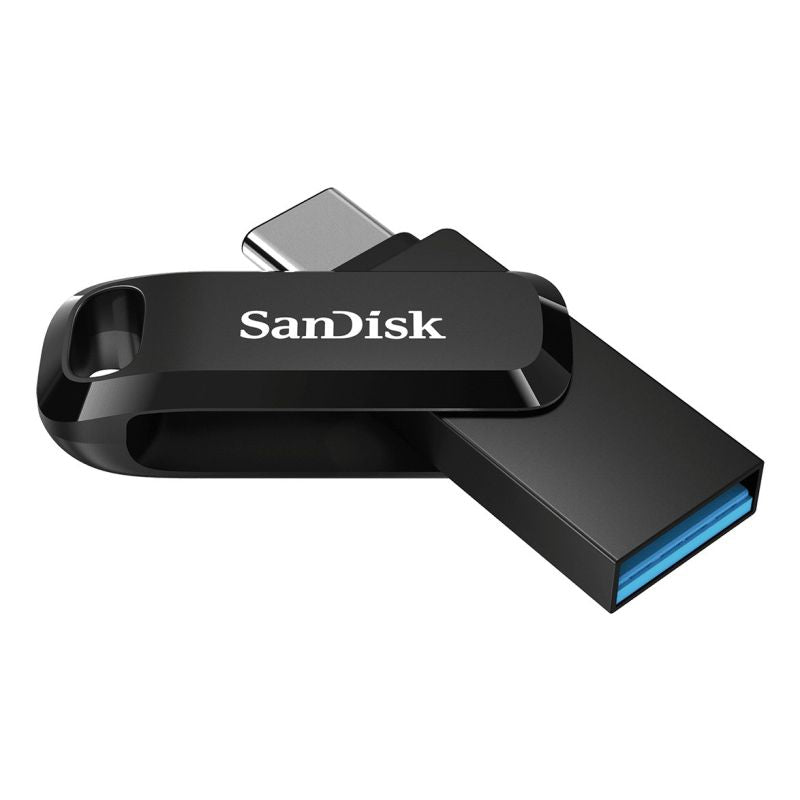 SanDisk Ultra Dual GO SDDDC3-128G-G46 pendrive (128GB; USB 3.0, USB-C; ) fekete kabát