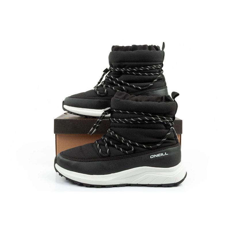O'Neill Vail women's snow boots winter fashion black fekete cipő
