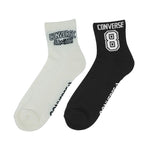 Converse 2-pack socks white, black E1345A Ruházat