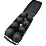 Enero 8-Piece Petanque Balls - Black Boule, Pro Cover fekete covers
