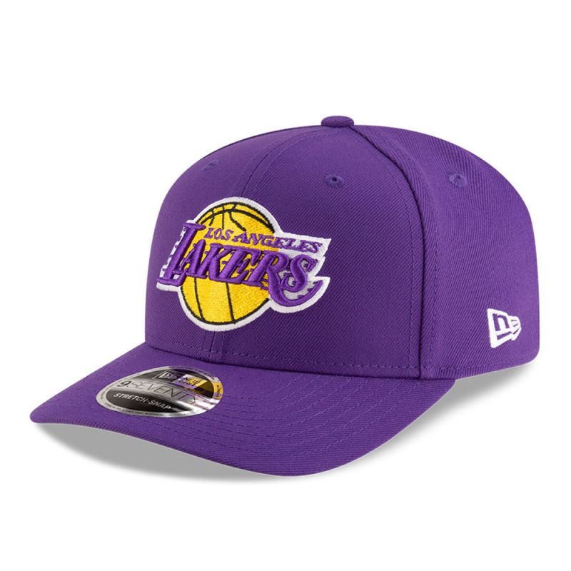 New Era 9SEVENTY Los Angeles Lakers NBA Team Purple Stretch Snapback Cap - uniwersalny baseball sapka
