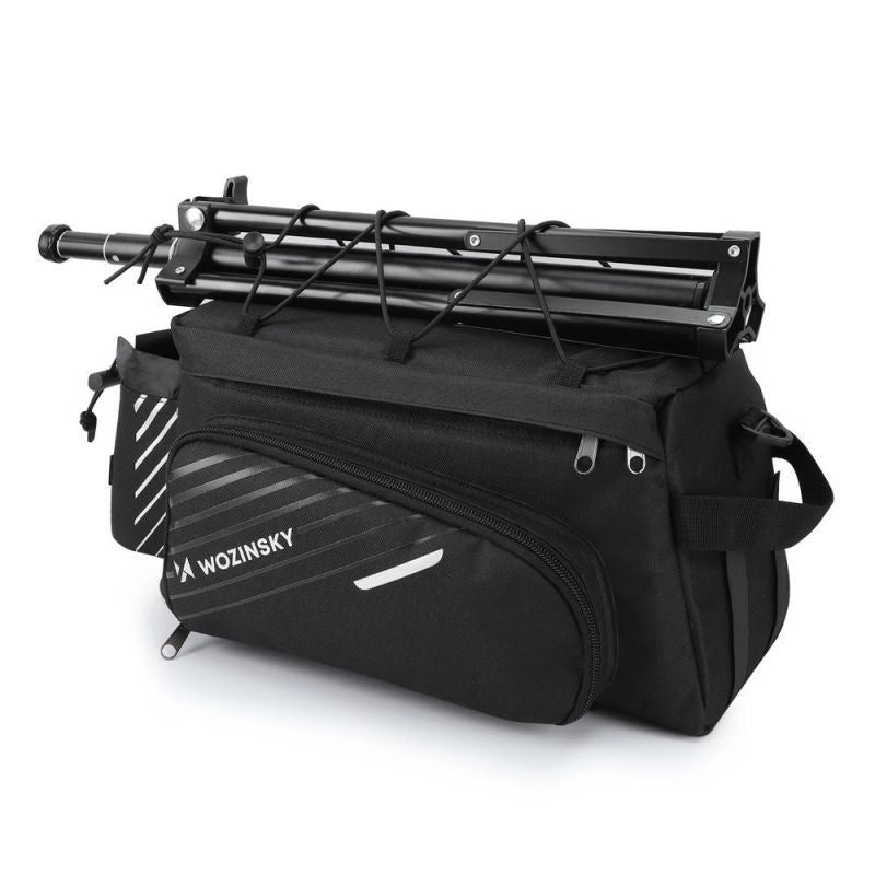Wozinsky Bike Pannier Rack with Shoulder Strap 9L (Rain Cover Included) Black ( ) fekete táska 304004-63973