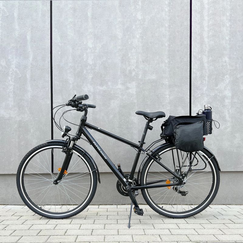 Wozinsky Bike Pannier Rack with Shoulder Strap 9L (Rain Cover Included) Black ( ) fekete táska 304004-63973