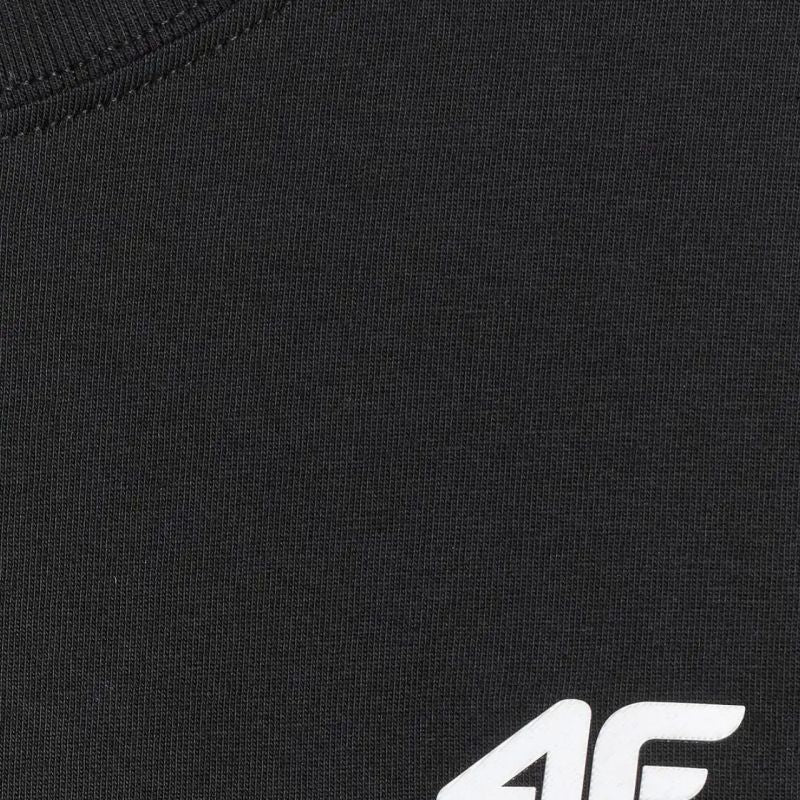 Men's T-shirt 4F M3341 deep 4FWMM00TTSHM3341 20S fekete póló