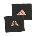 Adidas Anthony Edwards Wristband 2 Pack Black KS4350 dorośli m/l karszalag