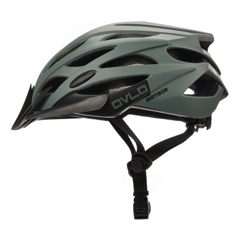 Meteor Ovlo M Bicycle Helmet 55-58 cm Green uniw helmets