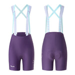 Rockbros TVI Women's Cycling with Bib and Pad Size L - Purple l \ fioletowy rövidnadrág 20210017008-211682