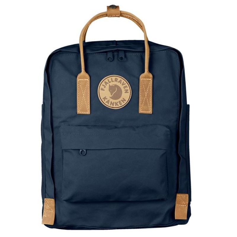 Fjällräven Kanken No. 2 Backpack Hiking Backpack Blue (Navy) Cotton, Leather, Polyester sötétkék kiegészítő 71289