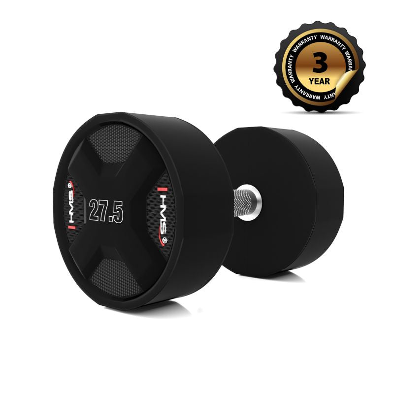 HMS HPC 27.5 KG POLYURETHANE Dumbbell CPU súlyzó 17-66-200