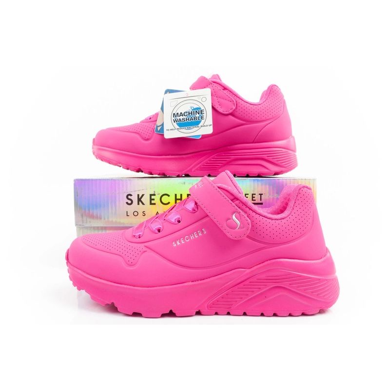 Skechers Uno Lite children's sports sneakers shoes pink comfortable Cipő