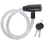 Dunlop SPIRAL BICYCLE LOCK WITH KEY 1. - TRANSPARENT kiegészítő GSP-1042480