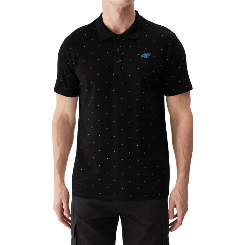 4F Men's T-shirt M0949 20S fekete póló