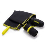 Meteor towel M 50 x 90 cm black uniw towels