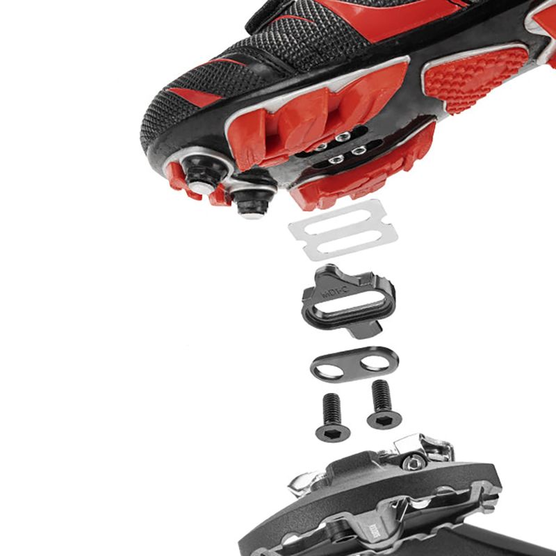 Rockbros M108 Nylon Half-Lock Double-Sided Bicycle Pedals - Black
