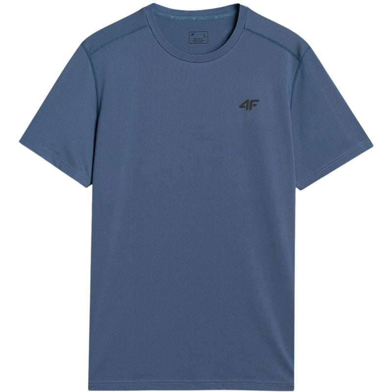 4f Men's T-shirt FNK M1521 denim 4FWAW25TFTSM1521 32S Ruházat