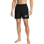 Nike Logo Lap 5" Volley Swim Shorts, Black, fekete rövidnadrág NESSG574001