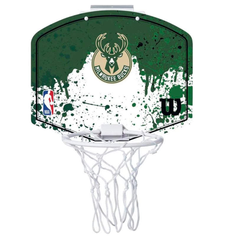 Wilson NBA Team Milwaukee Bucks Mini Hoop Basketball Backboard WTBA1302MIL labda